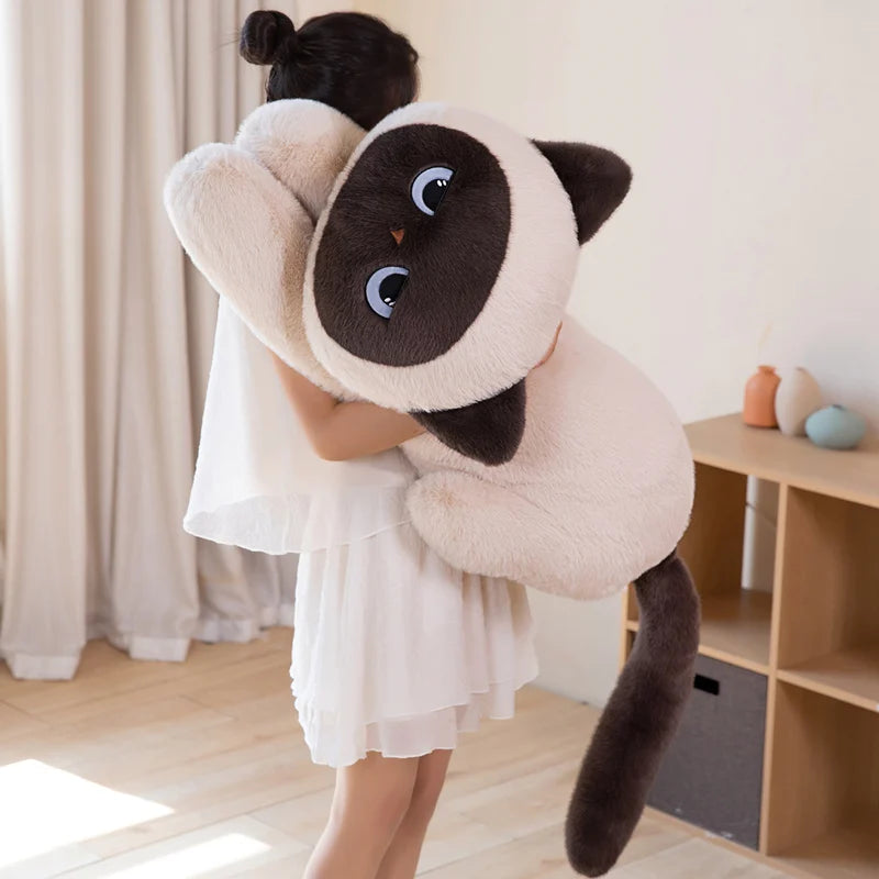 peluche chat coton douce cadeau anniversaire noel pâques enfant