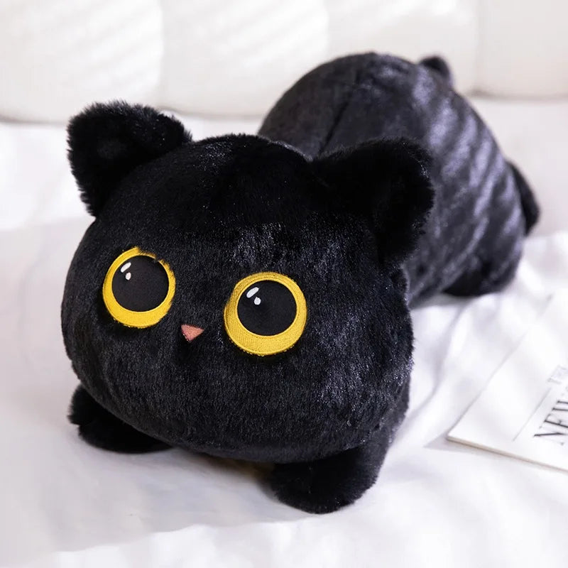 peluche chat noir douce mignonne apaisante sommeil enfant
