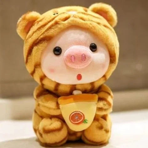 peluche cochon habit tigre douce apaisante rassurante sommeil enfant