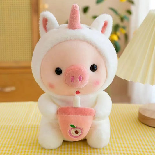 peluche cochon licorne mignonne apaisante cadeau sommeil enfant