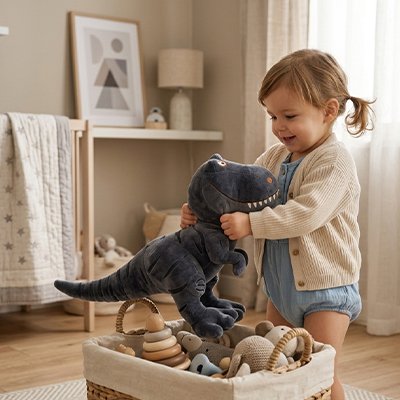 Peluche dinosaure compagnon apaisant
