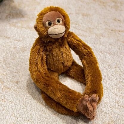 peluche gorille brun