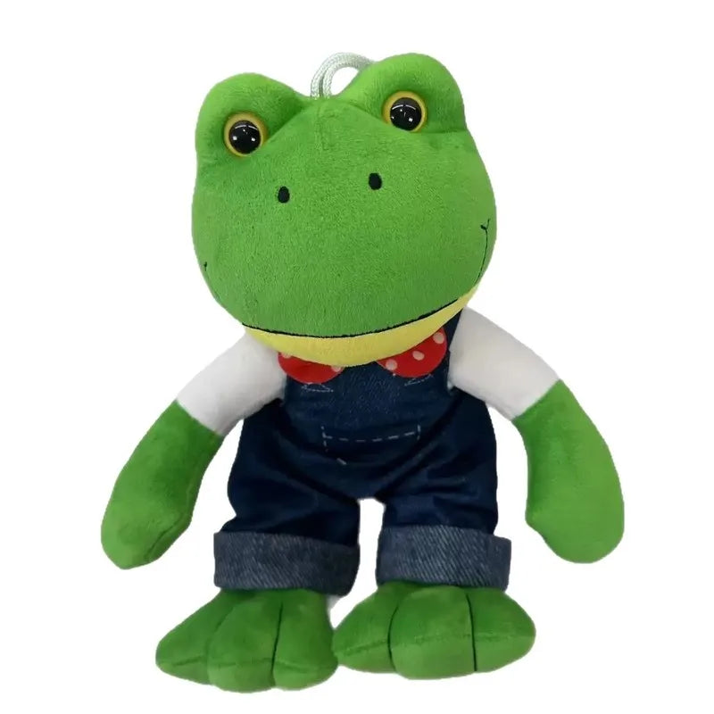 peluche grenouille douce apaisante verte mignonne