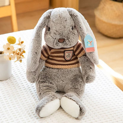 peluche lapin brun doux réconfortante aide sommeil enfant