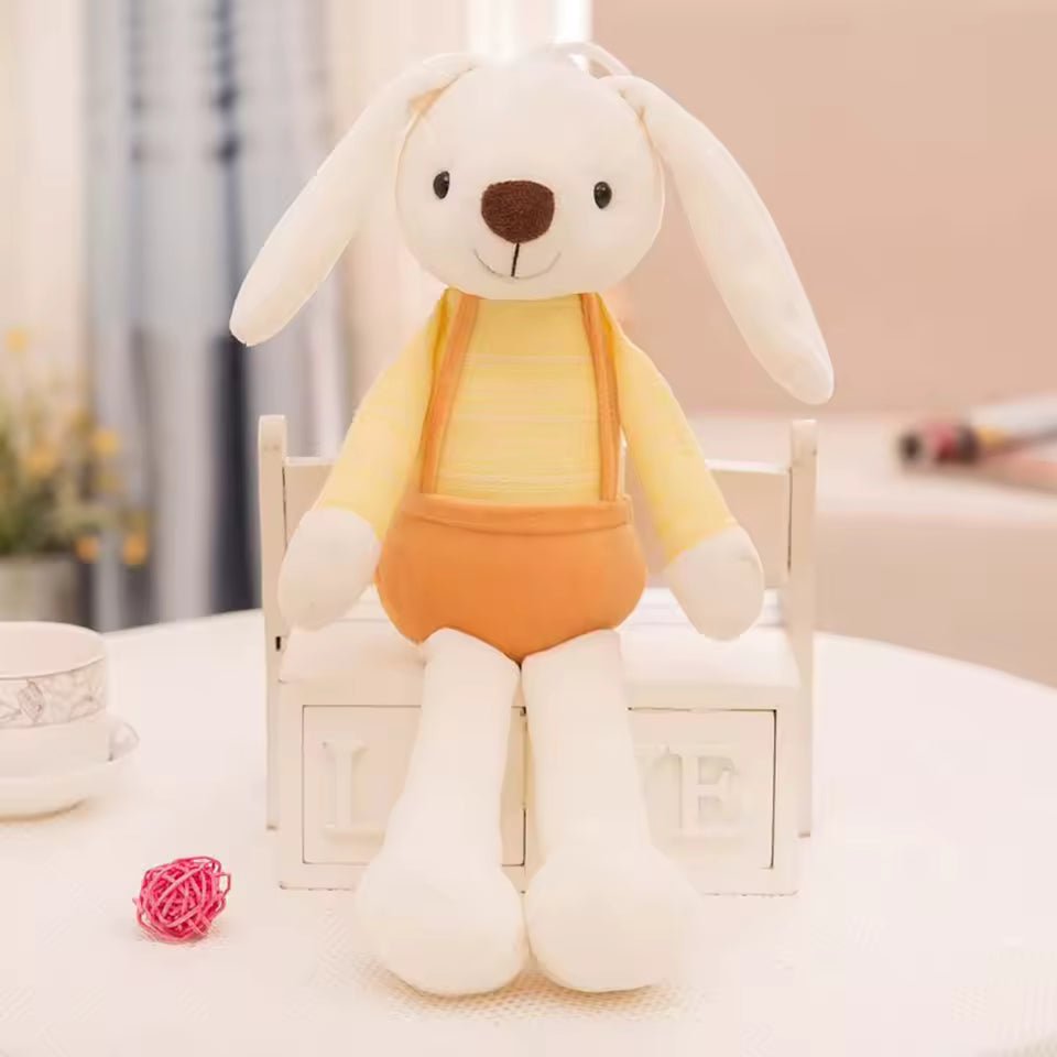 peluche lapin jaune coton apaisante rassurante unisexe