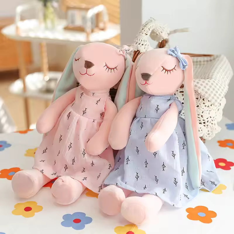 peluche lapin pour sommeil enfant fille élégante