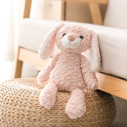 peluche lapin rose douce apaisante rassurante sommeil enfant