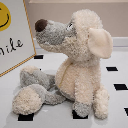 peluche loup douce amusante mignon décoration chambre enfant bébé