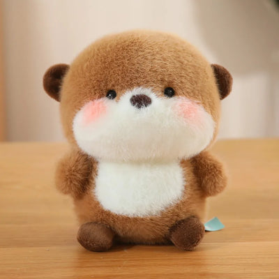 peluche loutre brune douce coton apaisante rassurante sommeil enfant