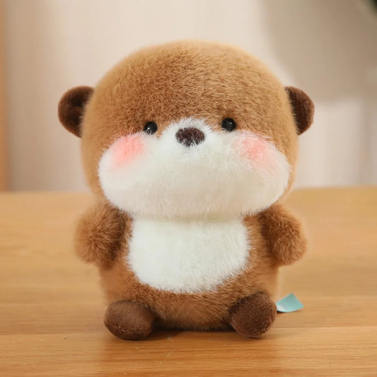 peluche loutre brune douce coton apaisante rassurante sommeil enfant