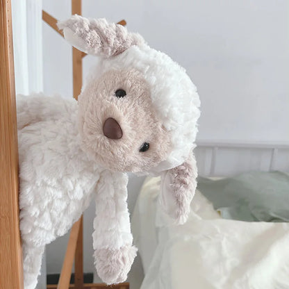 peluche mouton blanc décoration chambre cadeau enfant bébé