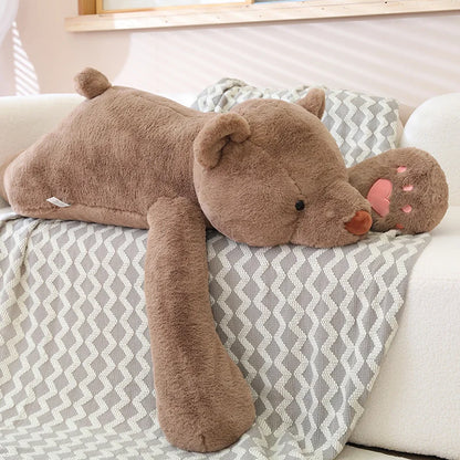 peluche ours polaire brun mignon décoration chambre enfant