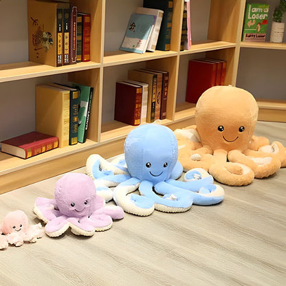peluche pieuvre enfant bébé multicolore doux rassurant