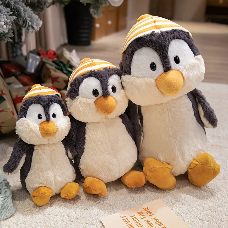 peluche pingouin douce apaisante cadeau décoration anniversaire noël pâques