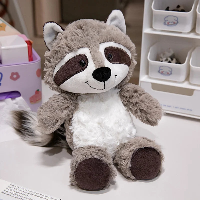 peluche raton laveur gris apaisante rassurante sommeil enfant