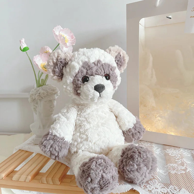 peluche raton laveur gris blanc apaisante rassurante sommeil enfant