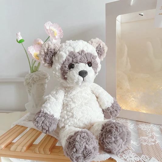 peluche raton laveur gris blanc apaisante rassurante sommeil enfant