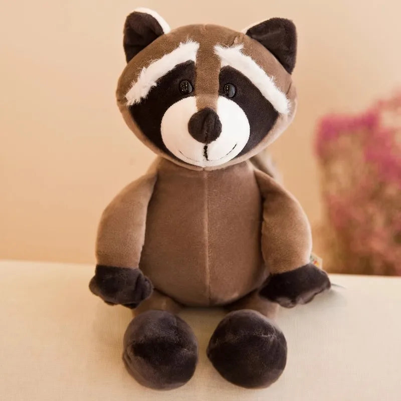 peluche raton laveur mignon cadeau enfant décoration chambre
