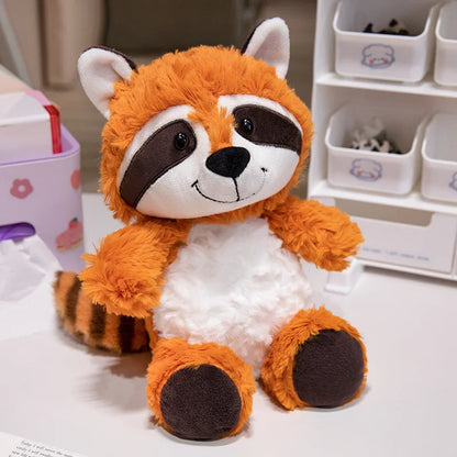 peluche raton laveur orange mignonne apaisante rassurante sommeil enfant