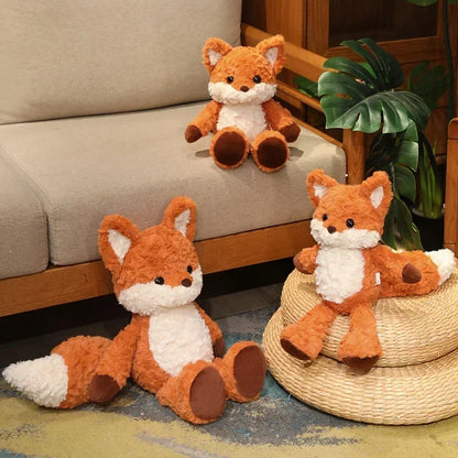 peluche renard doux beau mignon décoration chambre enfant