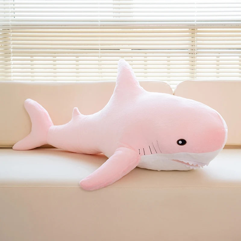 peluche requin rose apaisante rassurante sommeil enfant