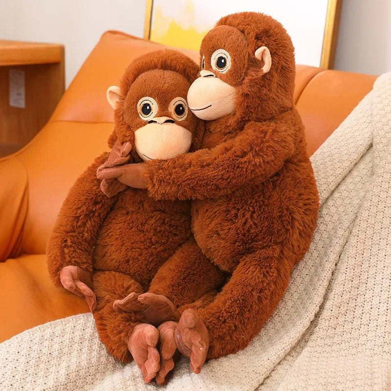 peluche singe doux moelleux décoration chambre enfant bébé