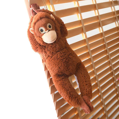 peluche singe mignon amusant cadeau enfant anniversaire noël
