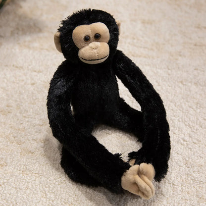 peluche singe noir