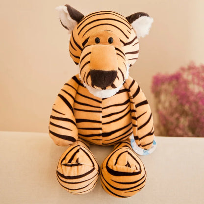 peluche tigre moelleuse apaisante rassurante réconfort bébé enfant