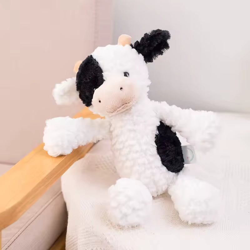 peluche vache noir blanc mignon déco chambre enfant