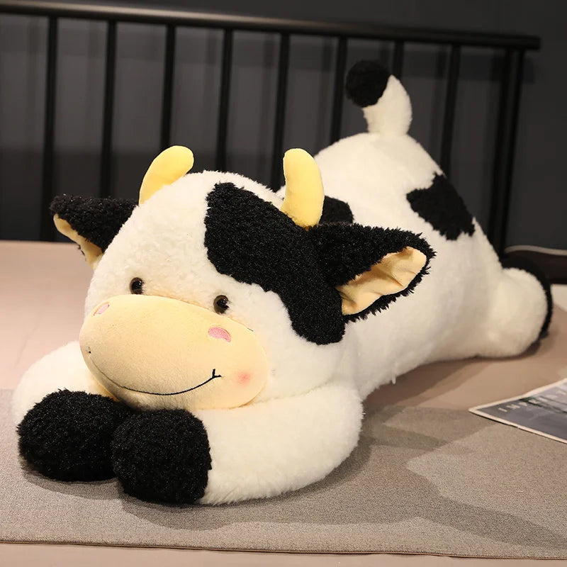 peluche vache noir coton doux sommeil apaisant rassurant unisex