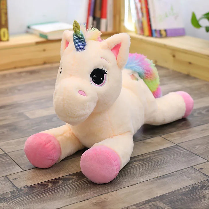 peluche licorne rose