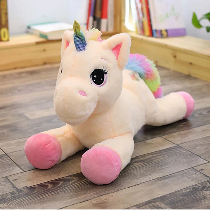 peluche licorne rose