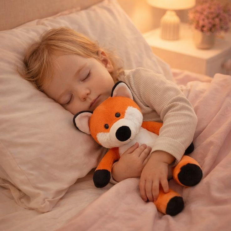 renard en peluche doux apaisant réconfortant rassurant enfant endormi