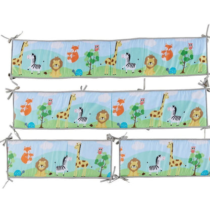 tour de lit animaux jungle protecteur sommeil bébé