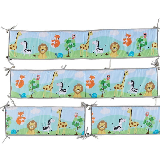 tour de lit animaux jungle protecteur sommeil bébé