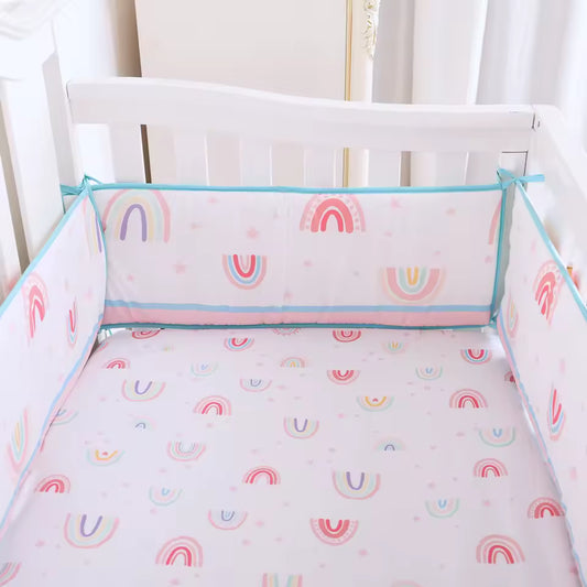 tour de lit arc-en-ciel pare-chocs berceau