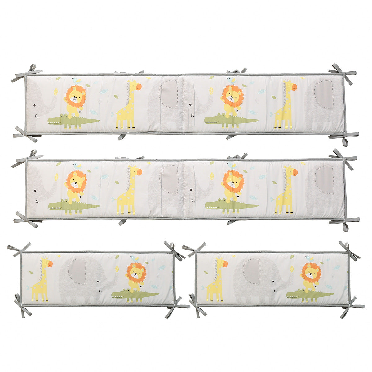 tour de lit bébé animaux doux protecteur 4 pièces