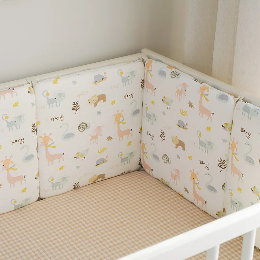 tour de lit bebe design nature decoration chambre