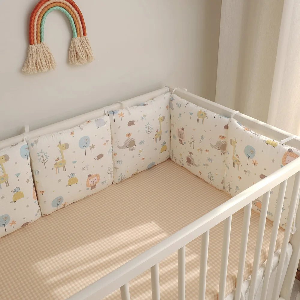 tour de lit bebe elephant giraffe