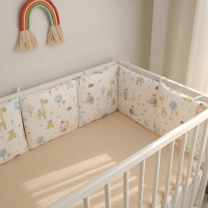 tour de lit bebe elephant giraffe