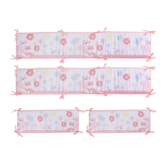 tour de lit bébé fleurs pare chocs berceau