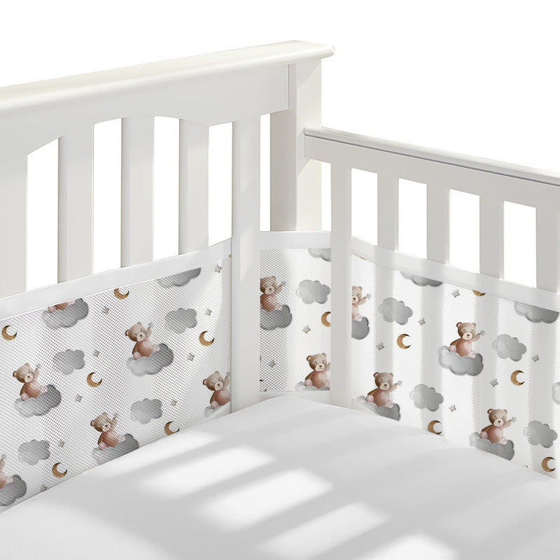 tour de lit ourson respirant