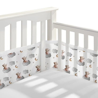 tour de lit ourson respirant