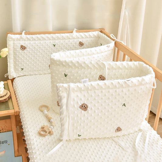 tour de lit ourson sonson beige 200 cm