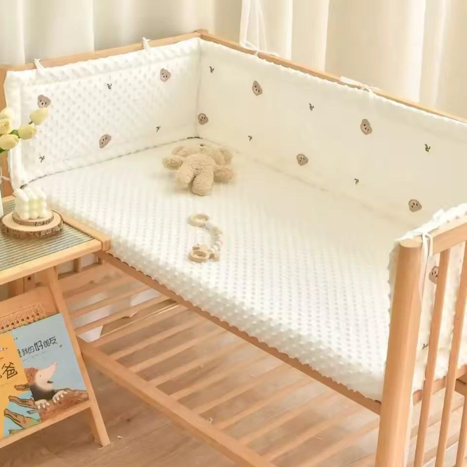 tour de lit ourson sonson beige