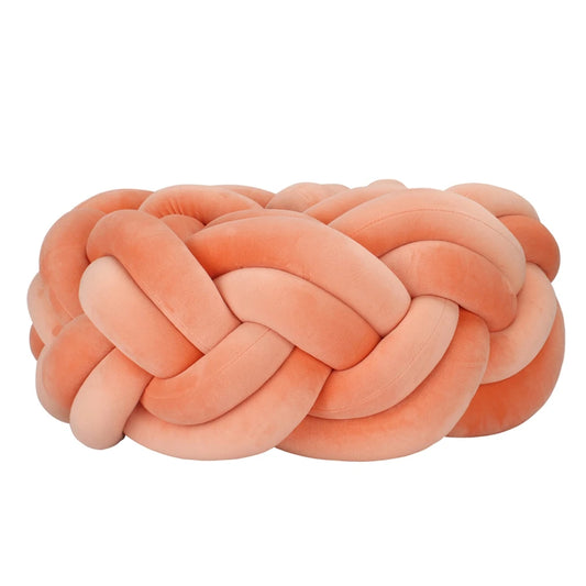 tresse contour de-lit rose saumone