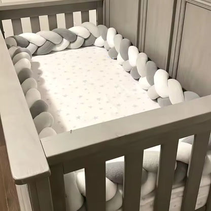tresse de lit 3m gris blanc 3brins lit enfant
