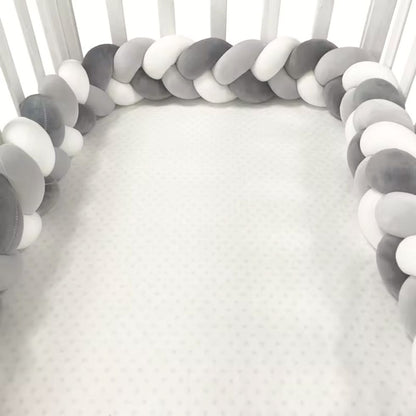 tresse de lit 3m gris blanc sécuritaire lit bébé