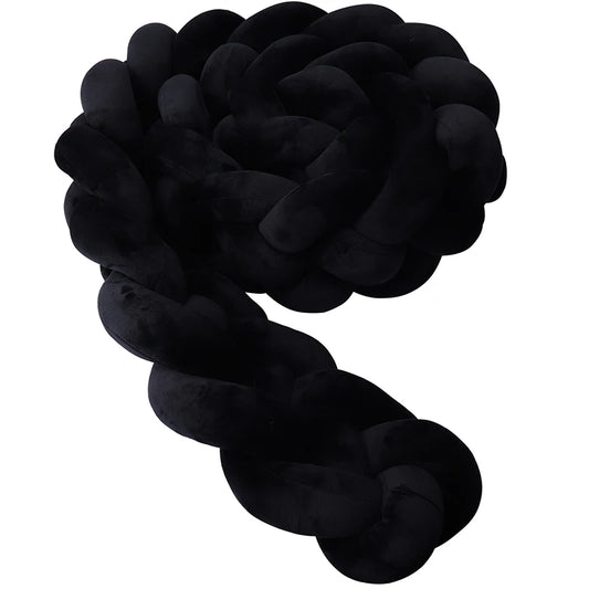tresse de lit 4 brins noir